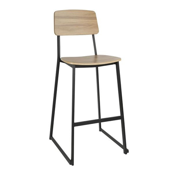 Bolero Beaufort Hochhocker aus Holz für den Innenbereich, VE: 2 Stück, FU525