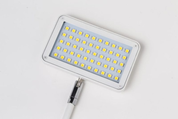 Showdown Displays Wand LED 50 Weiß, Plastik, Stahl, WLED50WH