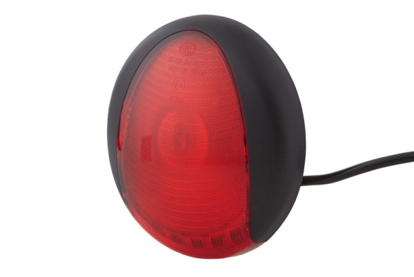 HELLA Heckleuchte - EuroLED - LED - 24/12V - Anbau/geschraubt - rot - LED-Lichtfarbe: rot - 2500mm - offene Kabelenden - links/rechts, 2SB 959 821-601