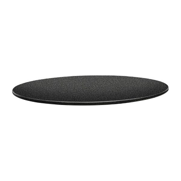 Topalit Smartline runde Tischplatte anthrazit 80cm, DR961