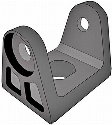 HELLA Halter, Arbeitsscheinwerfer, 8HG 332 912-002, 9002920154864