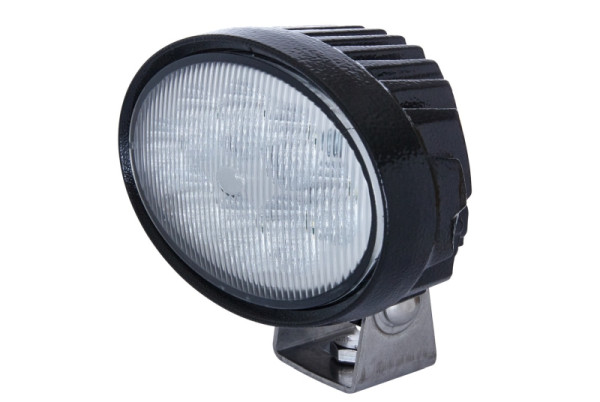 HELLA LED-Arbeitsscheinwerfer - Oval 100 - 12/24V - 1700lm - Anbau/geschraubt - schwenkbarer Montagebügel - Nahfeldausleuchtung, 1GA 996 661-002