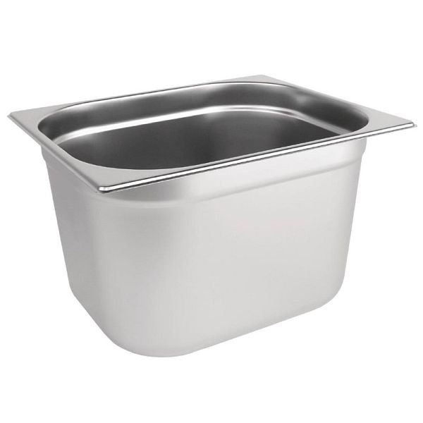 Vogue GN-Behälter Edelstahl 20cm GN1/2, für Kühlschränke, K932