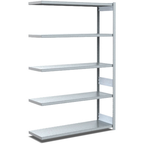 BITO Fachbodenregal Typ: EL Anbaufeld 40mm-Boden Set /100kg 1999x996x424 5FB verzinkt, C1236-0002