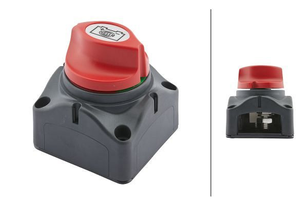 HELLA Hauptschalter, Batterie, Batterieschalter mit „Contour Lock System”, 6EK 998 540-001