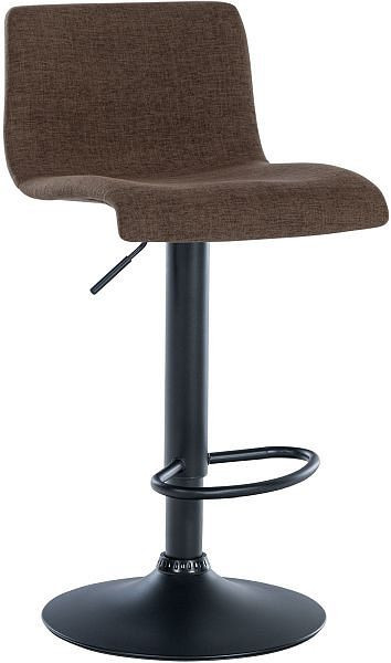 CLP Barhocker Branford Stoff, braun, 322227, 4251756490843
