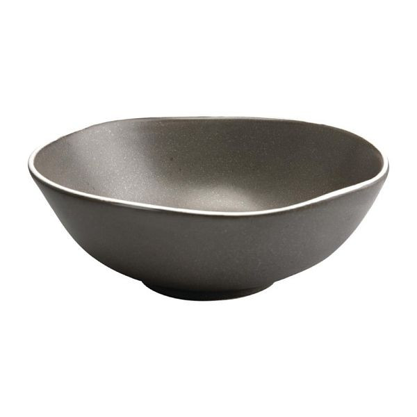 Olympia Chia tiefe Schalen grau 21cm, VE: 6 Stück, DR816
