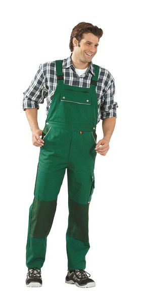 Planam Canvas 320 Latzhose, grün/grün, Größe 24, 2131024