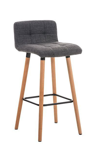 CLP Barhocker Lincoln Stoff, hellgrau, 101090455, 4251152628741