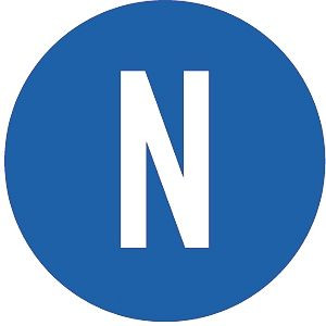 Moedel Gleich-/Wechselstromleiter Neutralleiter, Folie, Ø 12, 5 mm, VE: 500 Stück/Rolle, 58203