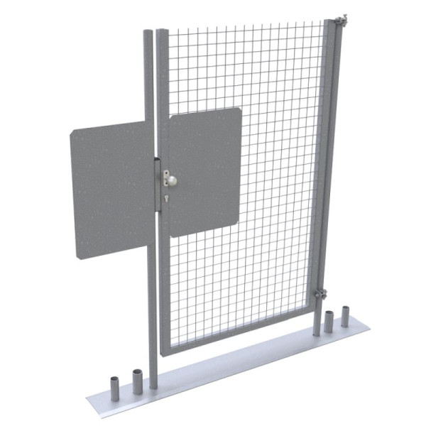 Stein HGS Mobilzauntür, mit Knauf außen und Klinke innen mit Panikfunktion Typ E, 65558.0001