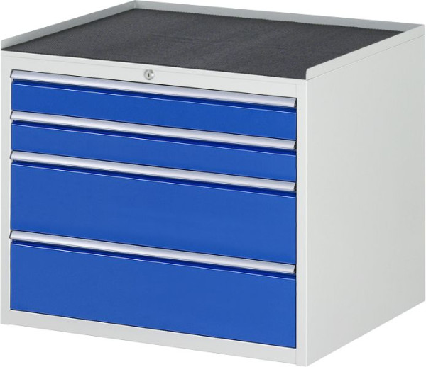 RAU Schubladenschrank Serie 7000, B770xT650xH645mm, Schubladen: 2xH90, 2xH180mm, Metallauflage, 03-XL3.1A-MT.11