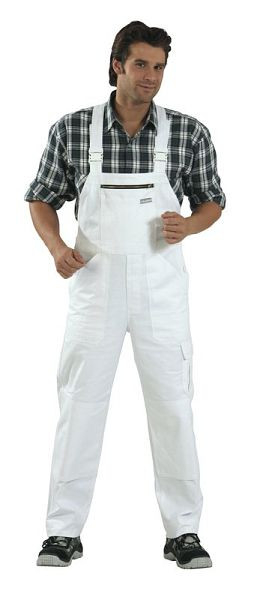 Planam BW 290 Cargo-Latzhose, reinweiß, Größe 44, 0175044