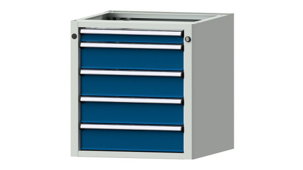 ANKE Werkbänke Unterbauschrank, Modell 1807 V, 570 x 615 x 600 mm, RAL 7035/5010, 402.016