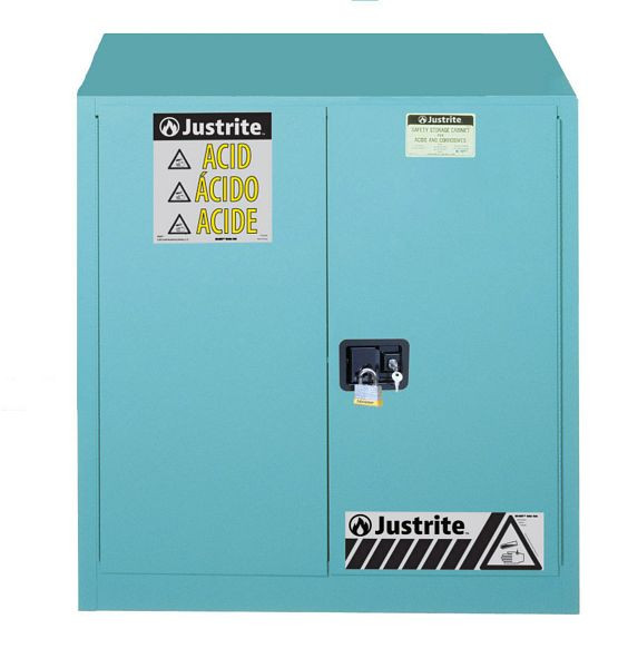 Justrite Classic Sure-Grip EX Sicherheitsschränke für Ätzmittel 89021-CL, 112 x 109 x 46 cm, Tür manuell, JCB8930021