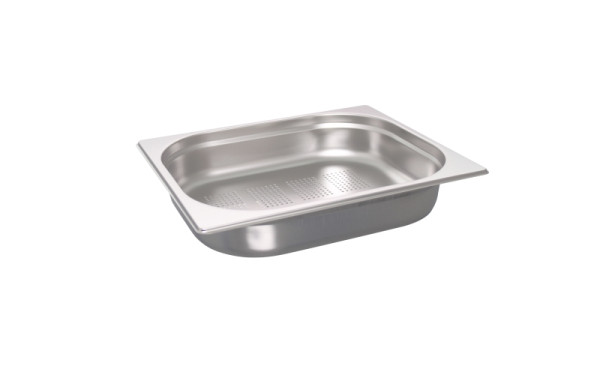 Schneider GN-Behälter Edelstahl, gelochte Ausführung, GN1/2 265x325x65 mm, 3,5 L, 530320