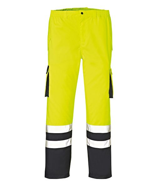 4PROTECT Warn-Wetterschutz-Bundhose BALTIMORE, leuchtgelb/navy, Größe: 3XL, 3496-3XL