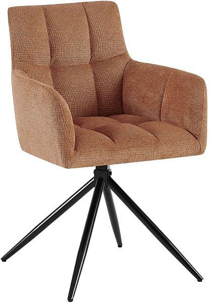 CLP Esszimmerstuhl Jonah Stoff, orange, 327004, 4255716369989