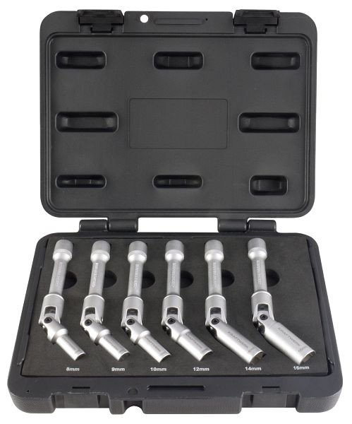 Kraftwerk Glühkerzen-Schlüssel-Satz, 3/8", lang, 6 teilig, 30680