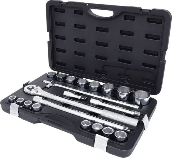 KS Tools 3/4" Steckschlüssel-Satz, 21-teilig 6-kant, 911.0721