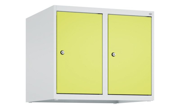 C+P Schrankaufsatz Classic PLUS, Aufsatzschrank, 7035/0024, Zylinderschlösser, 500x600x500mm, 2 Abteile, 080090-20 S10025