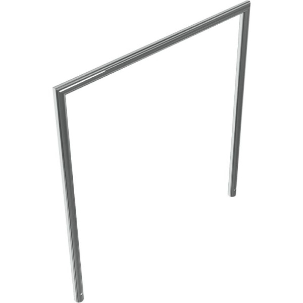 Stein HGS Anlehnbügel/Absperrbügel -Kassel-aus Edelstahl, 1200mm/1200mm/zum Einbetonieren, 20412