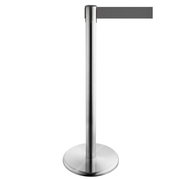 Stein HGS Personenleitsystem -P-LINE Future-, Edelstahl, grau, mit magnetischem Gurtendstück, 12798-0804