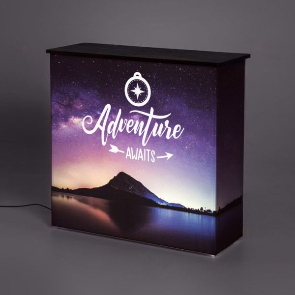 Showdown Displays Theke Impress M inklusive LED-Matte + Power, CIMTTB-LED