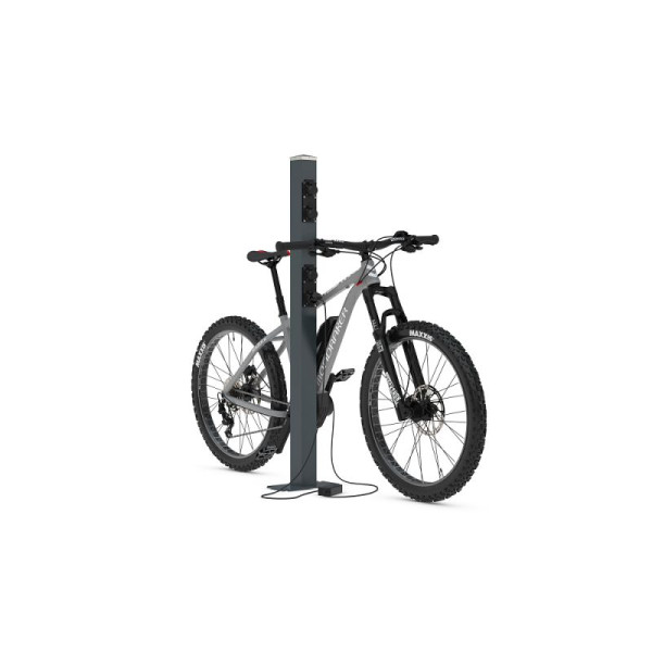 Stein HGS E-Bike Ladesäule, Aluminium, Anthrazitgrau, 69971.0001