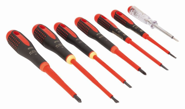Bahco Ergo™-Schraubendreher-Satz, isoliert, 7-teilig, BE-9887S