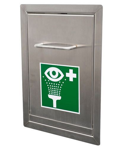 B-SAFETY Augendusche im Edelstahlgehäuse, Wandmontage Unterputz, BR 270095, DVGW, 305256