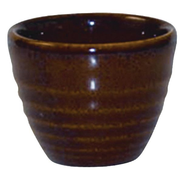 Churchill Bit on the Side, braune Ripple-Dip-Töpfe, 57 ml, (12 Stück), DL416