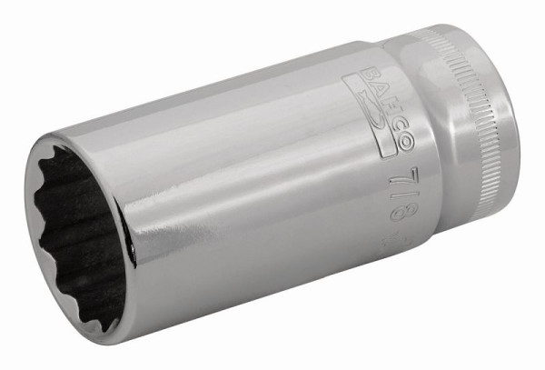 Bahco Steckschlüssel-Einsatz 3/8", 12kant, lang, SW 13/16", SB-Verpackung, SBA7402DZ-13/16