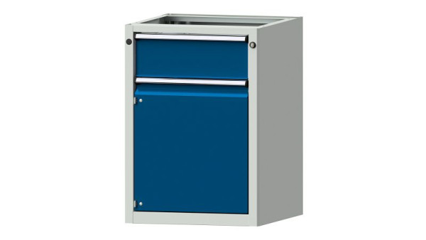 ANKE Werkbänke Unterbauschrank, Modell 2402 V, 570 x 615 x 800 mm, RAL 7035/5010, 402.029