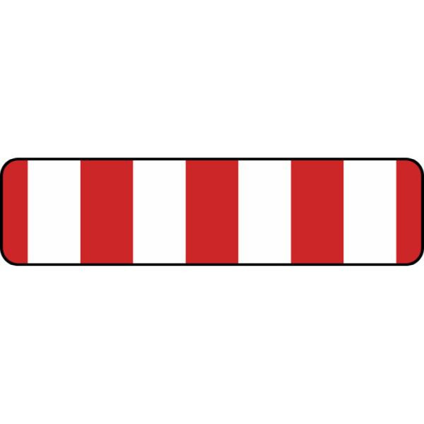 Stein HGS Absperrschranke, einseitig, 250x1200 mm / RA1 / Flachform 3 mm, 600-33-113