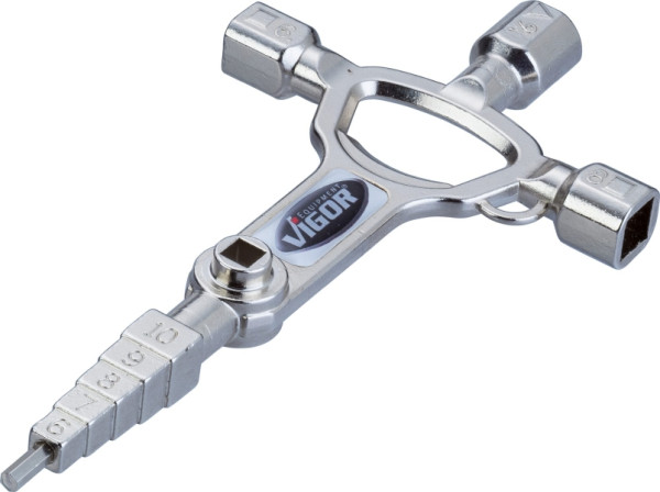 VIGOR Baustellenschlüssel MasterKey Bau, V4228, 4047728042284