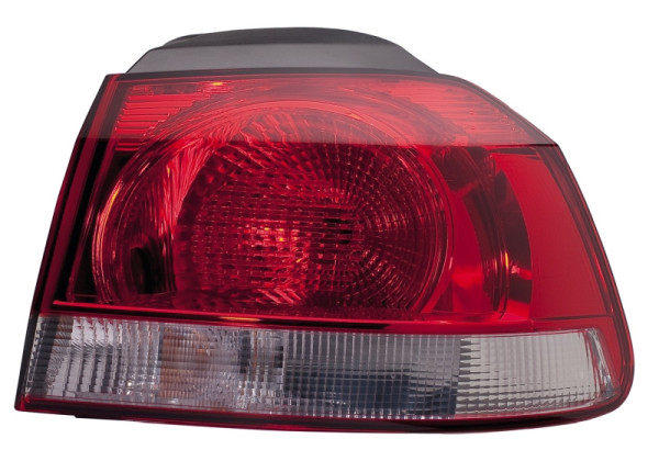 HELLA Heckleuchte, Glühlampe, äusserer Teil, für u.a. VW Golf VI (5K1), Basic, Highline, für Linksverkehr/für Rechtsverkehr, rechts, 2SD 009 922-101