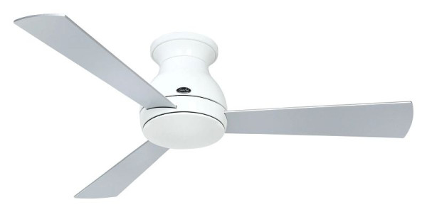 CasaFan Deckenventilator Eco Pallas 116 Lack weiß-Lack silber/Kirsche, 311677