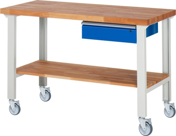 RAU Fahrbare Werkbank 7001A7, 1500x700x1000mm, 4 Lenkrollen, 05-7001A7-157B4S4.11