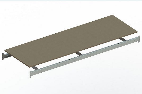 Meta MINI-RACK Zusatzboden 2200x800 mm, verzinkt, mit Spanplatte, 2002933