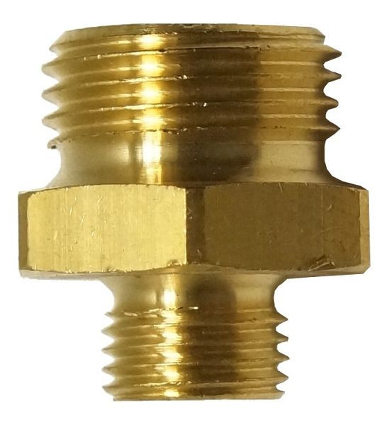 AEROTEC Zylindrischer Doppelnippel, 1/4 Zoll x 1/2 Zoll, 10.133.87-PS