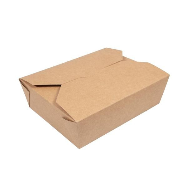 Vegware No.5 Kompostierbare Speisenbox aus Pappe 1L, VE: 150 Stück, GL859