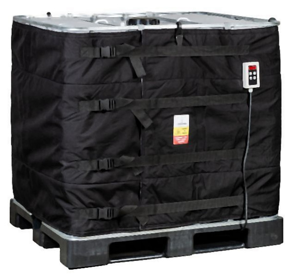 Kuhlmann Electro Heat IBC Containerheizer Heizmantel für 1000L IBC für Frostschutz mit digitalen Regler (0-40ºC) 230V 1300W 4400x1000mm, 11-9860A