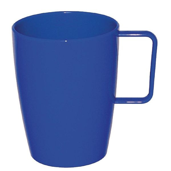 Olympia Kristallon Henkelbecher blau 28,4cl, VE: 12 Stück, CE288