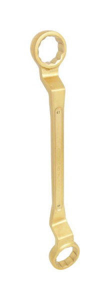 KS Tools BRONZEplus Doppel-Ringschlüssel gekröpft 41x46 mm, 963.7427
