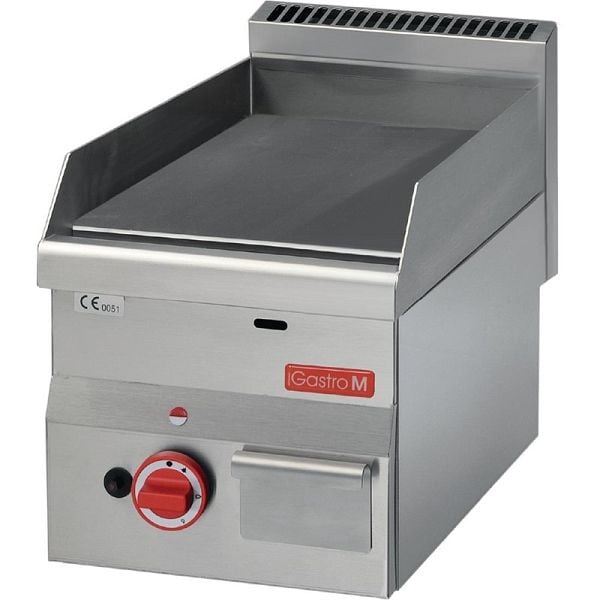 Gastro M Gasgrillplatte 60/30FTG, glatt, 5,2 kW, 30 x 60 cm, Erdgas, 600-Serie, GN020