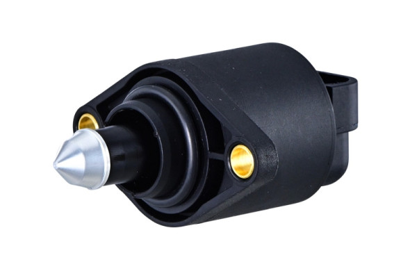 HELLA Leerlaufregelventil, Luftversorgung, 12V, 4-polig, geschraubt, elektrisch, Anzahl der Befestigungsbohrungen: 2, mit Dichtungen, 6NW 358 192-181