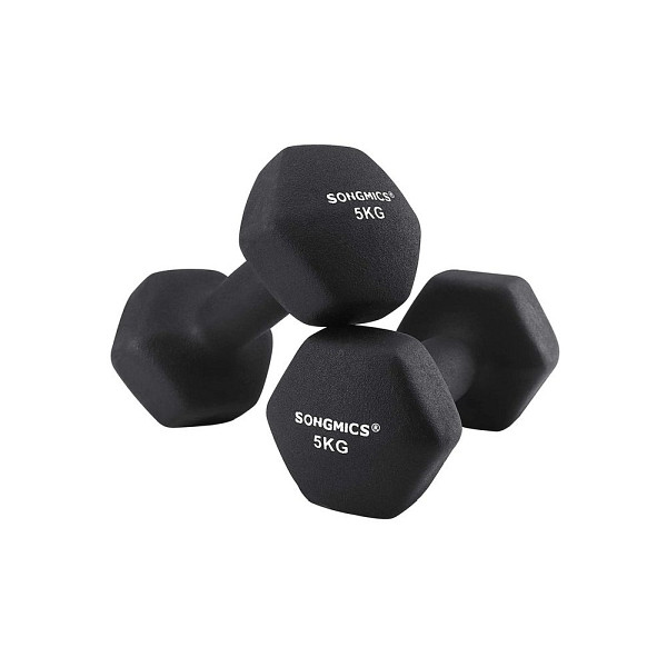 SONGMICS Kurzhanteln mit matter Beschichtung, B34SYL60BK