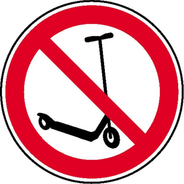 Stein HGS Verbotsschild, Kickboard fahren verboten, 21.1036
