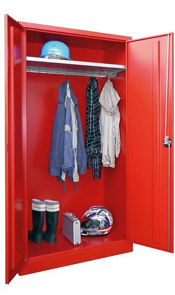 Pavoy Flügeltürenschrank 1950/500/1000, Drehgriff, durchgehender Hutboden gepulvert, 1 Kleiderstange, 31315-100-501-910735